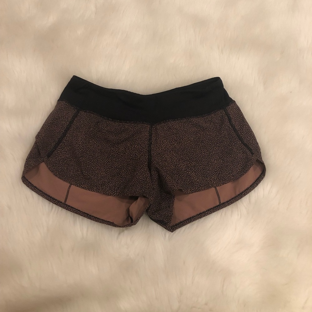 lululemon speed up shorts size 4